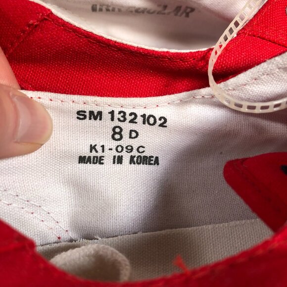 Polo Ralph Lauren CP RL-92 1992 Canvas Shoes 90s 132102 Red Size 8D Vintage NWT main image 16